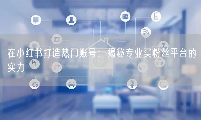 在小红书打造热门账号：揭秘专业买粉丝平台的实力