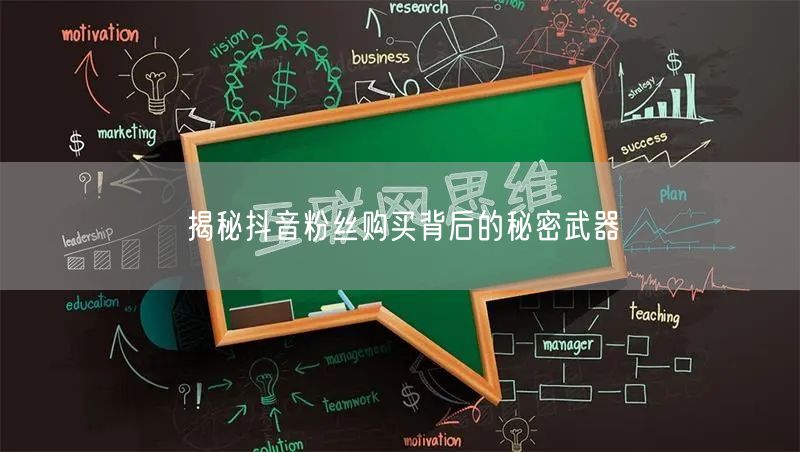 揭秘抖音粉丝购买背后的秘密武器