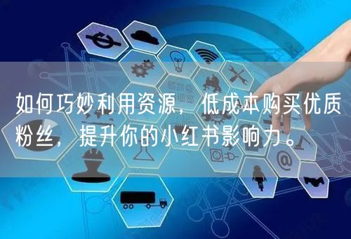 如何巧妙利用资源，低成本购买优质粉丝，提升你的小红书影响力。