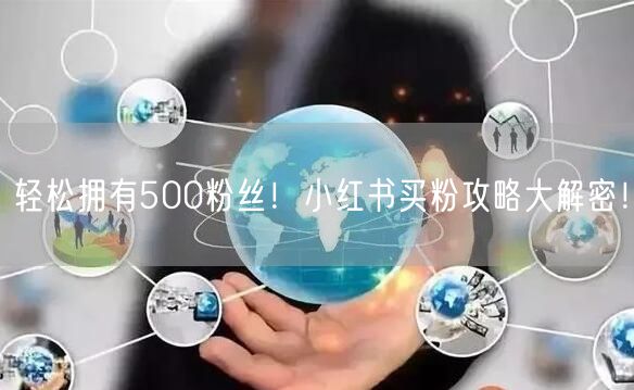 轻松拥有500粉丝！小红书买粉攻略大解密！