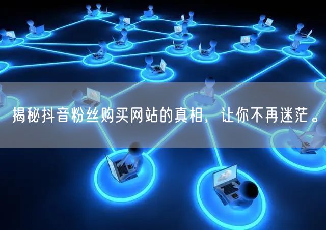 揭秘抖音粉丝购买网站的真相，让你不再迷茫。